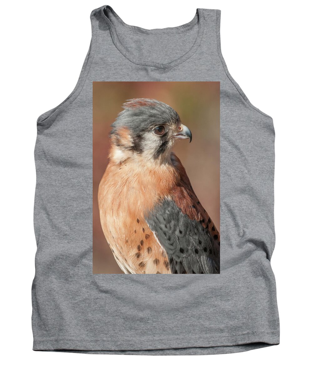 Kestral Tank Top featuring the photograph Kestral by Minnie Gallman