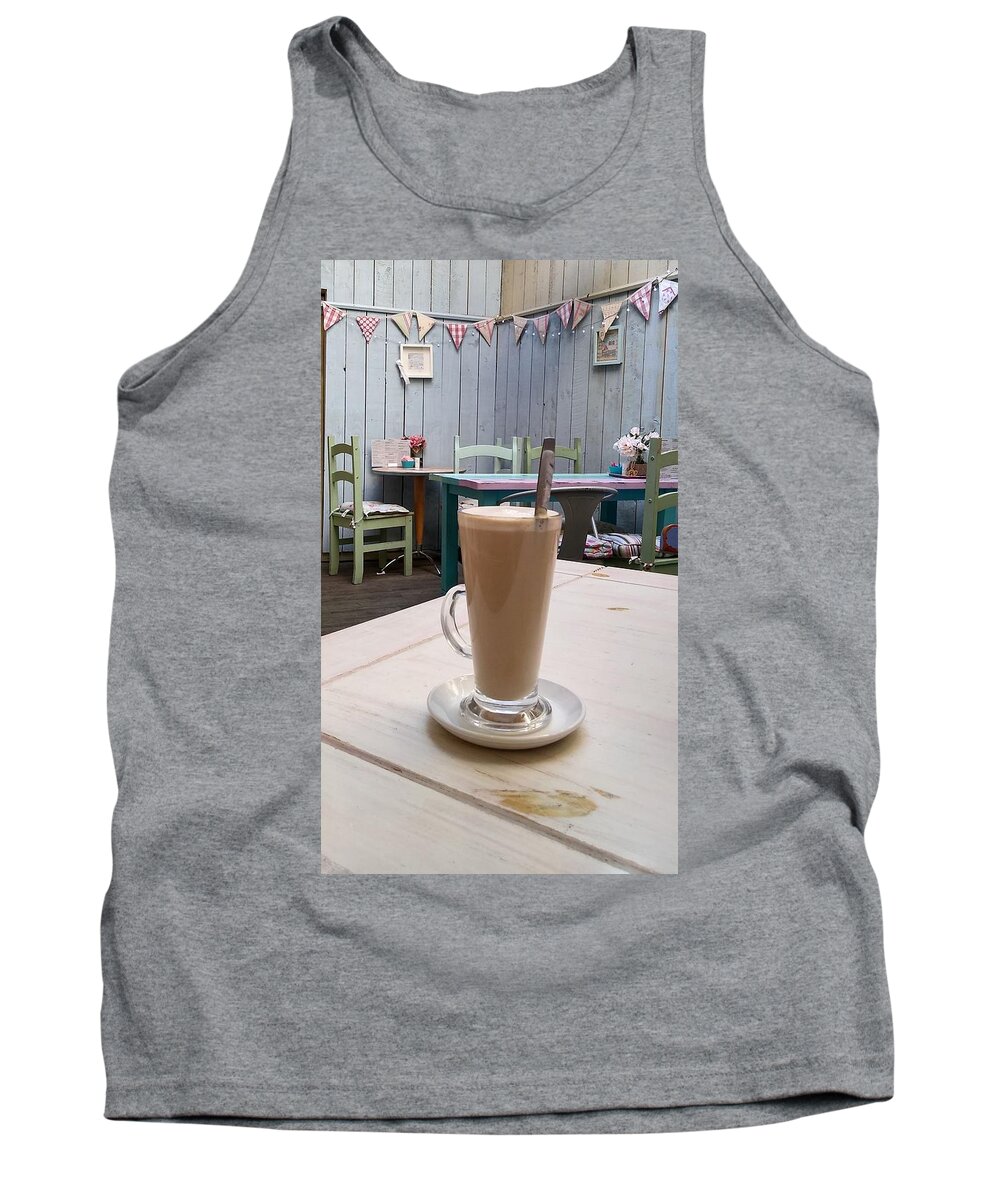 Latte Time Tank Top featuring the photograph Latte Time by Lachlan Main