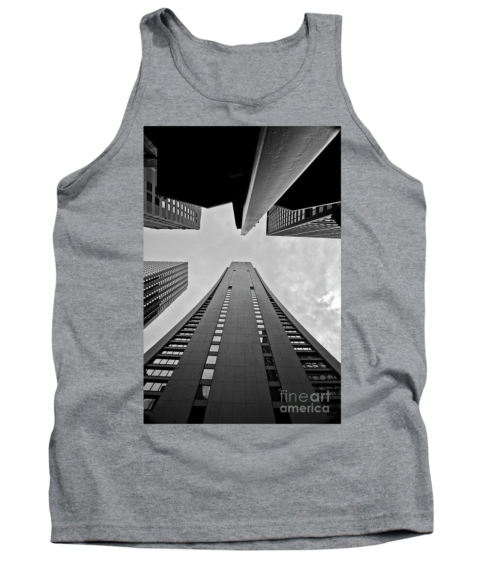 Chicago Tank Top featuring the photograph Looking up In Chicago by Billy Knight