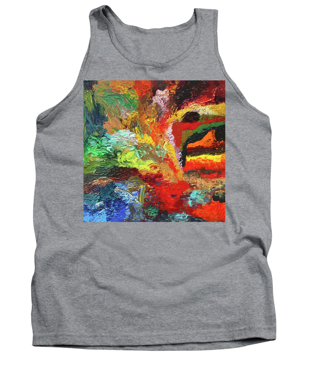 Fusionart Tank Top featuring the painting Maelstrom by Ralph White