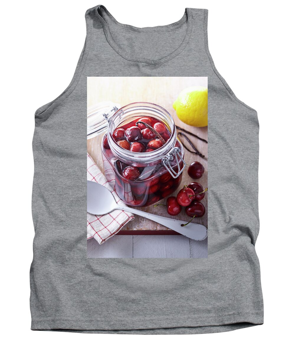 Cuisine At Home Tank Top featuring the photograph Maraschino Cherries by Cuisine at Home