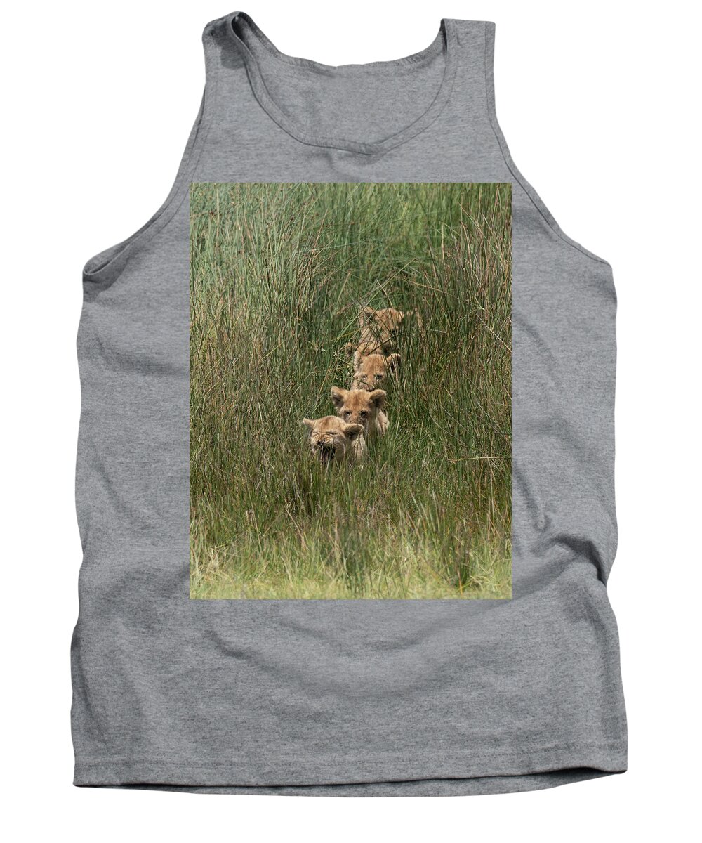 Africa Tank Top featuring the photograph Follow the Leader by Patrick Nowotny