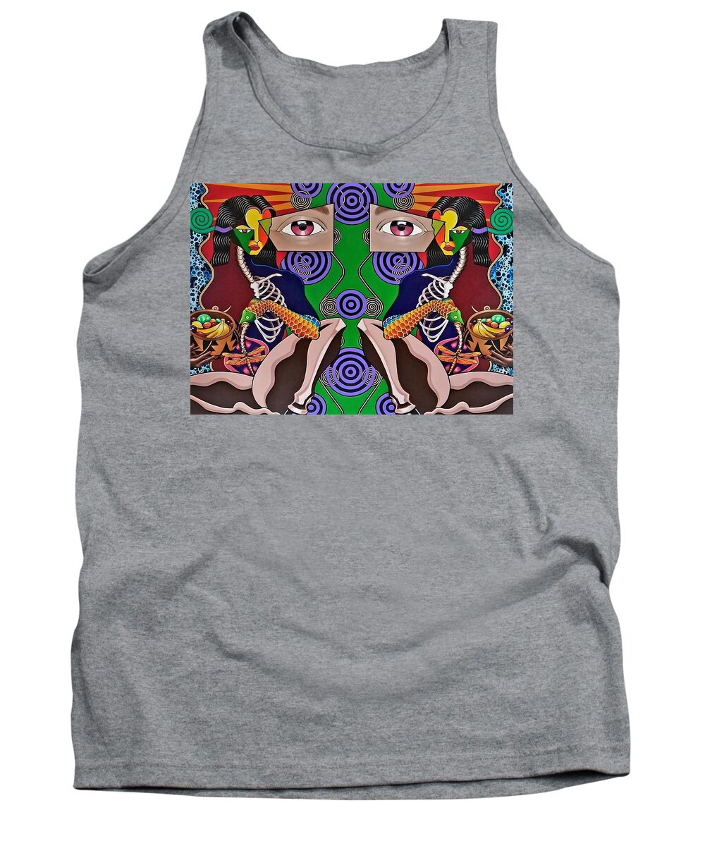  Tank Top featuring the painting Math Fallacy by Bryon Stewart
