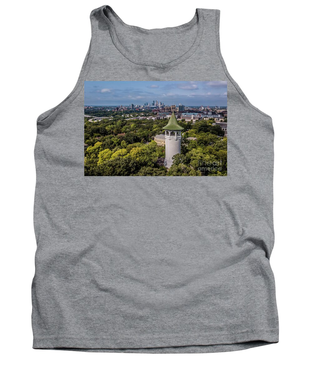 Minnesota Tank Top featuring the photograph Minneapolis Witch's Hat Tower by Habashy Photography