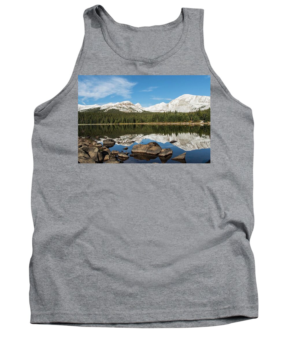 Lake Tank Top featuring the photograph Mirror rorriM by Alex Lapidus