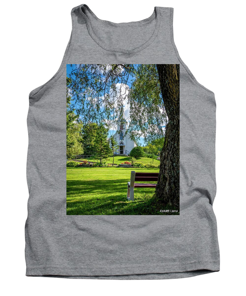 Cape Breton Tank Top featuring the photograph Mother of Sorrows Pioneer Shrine by Ken Morris