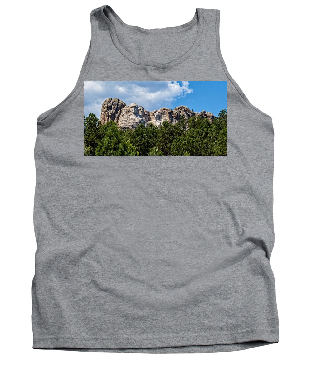 South Dakota Tank Top featuring the photograph MT Rushmore by Chris Spencer