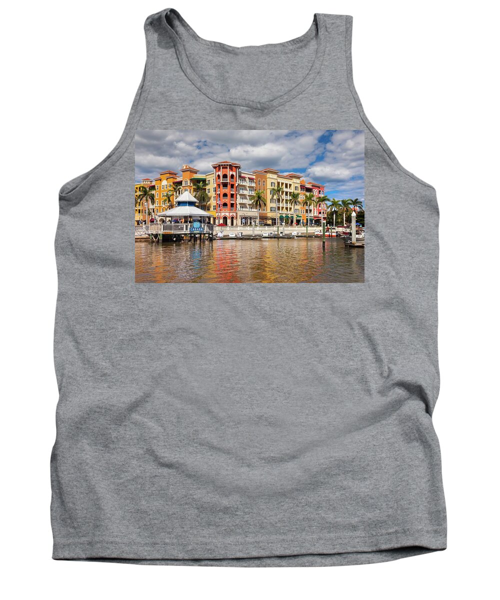 Estock Tank Top featuring the digital art Naples Florida by Lumiere