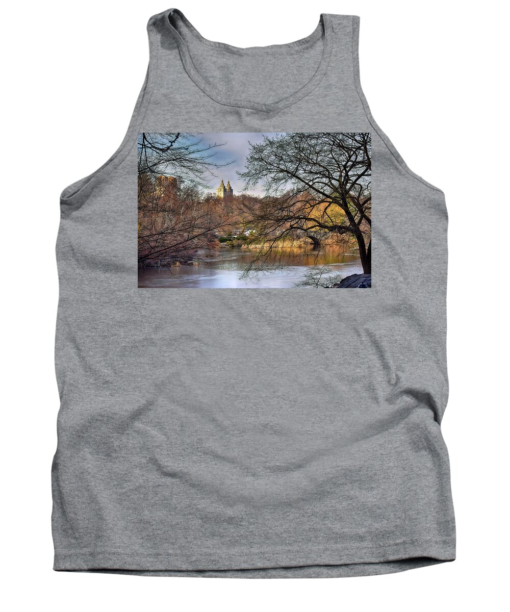 New York Tank Top featuring the photograph New York's Central Park by Dyle Warren