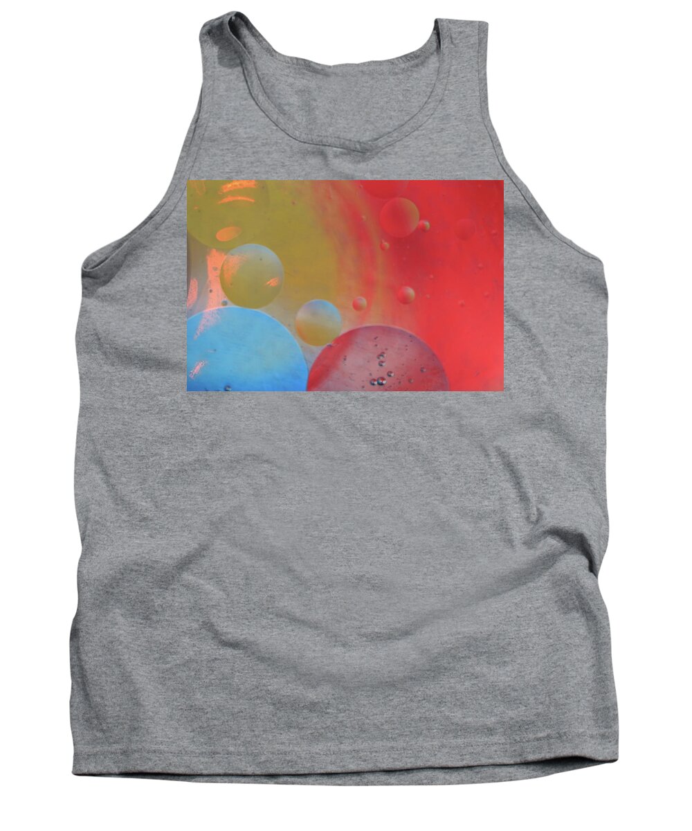 Photography Tank Top featuring the photograph Oil And Color by Jeffrey PERKINS