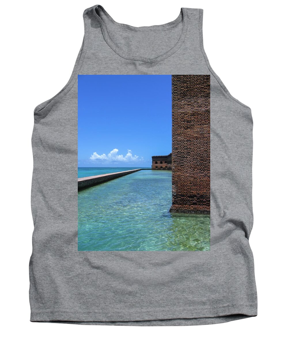 Ocean Tank Top featuring the photograph On The Edge by Ginger Stein