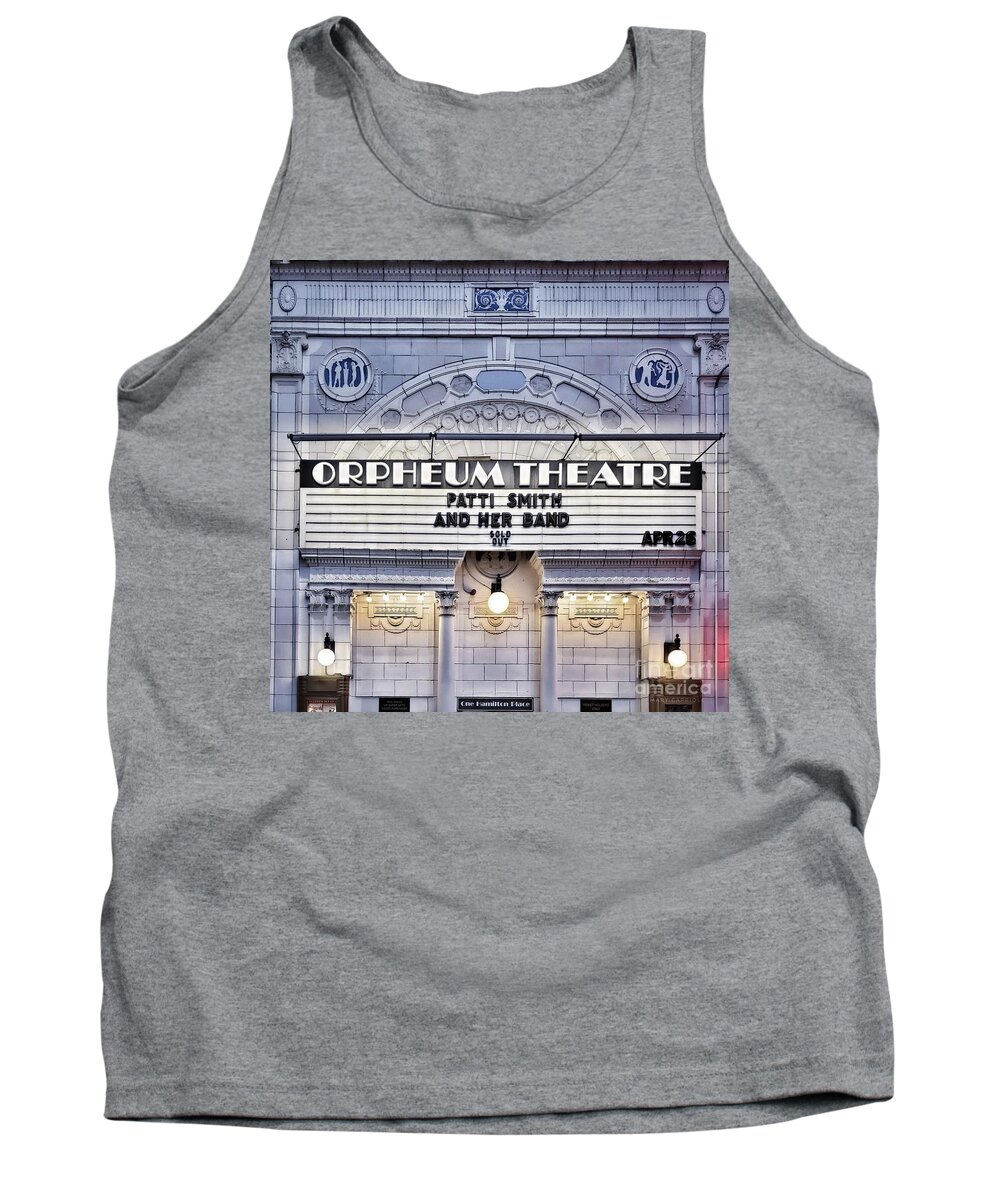 Architecture Tank Top featuring the photograph Orpheum Theater Boston by Mary Capriole
