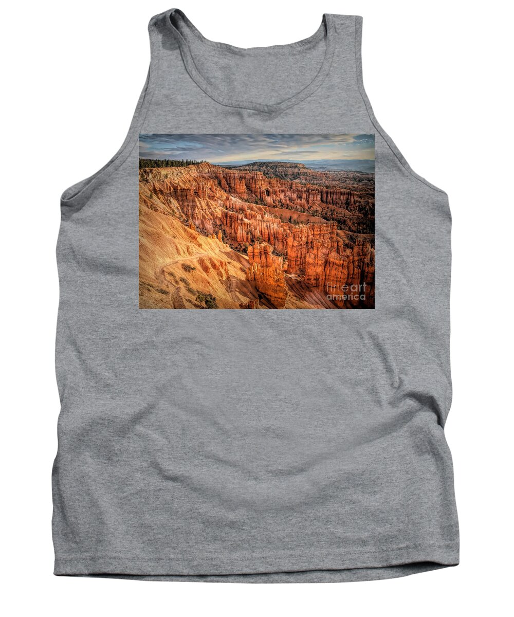 Bryce Canyon Tank Top featuring the photograph Panorama Bryce Canyon Utah by Chuck Kuhn