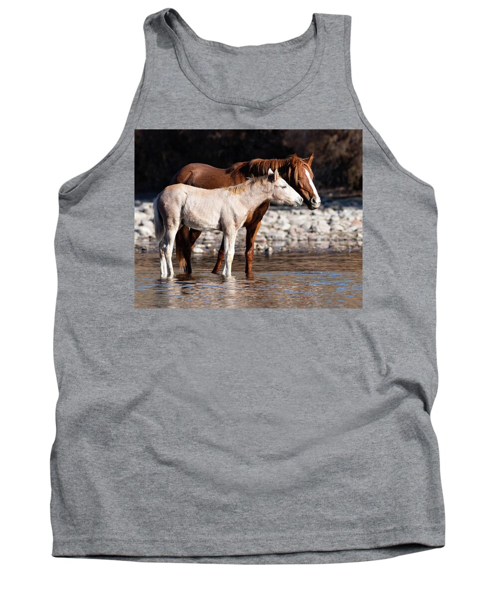 Wild Horses Tank Top featuring the photograph Peace by Mary Hone