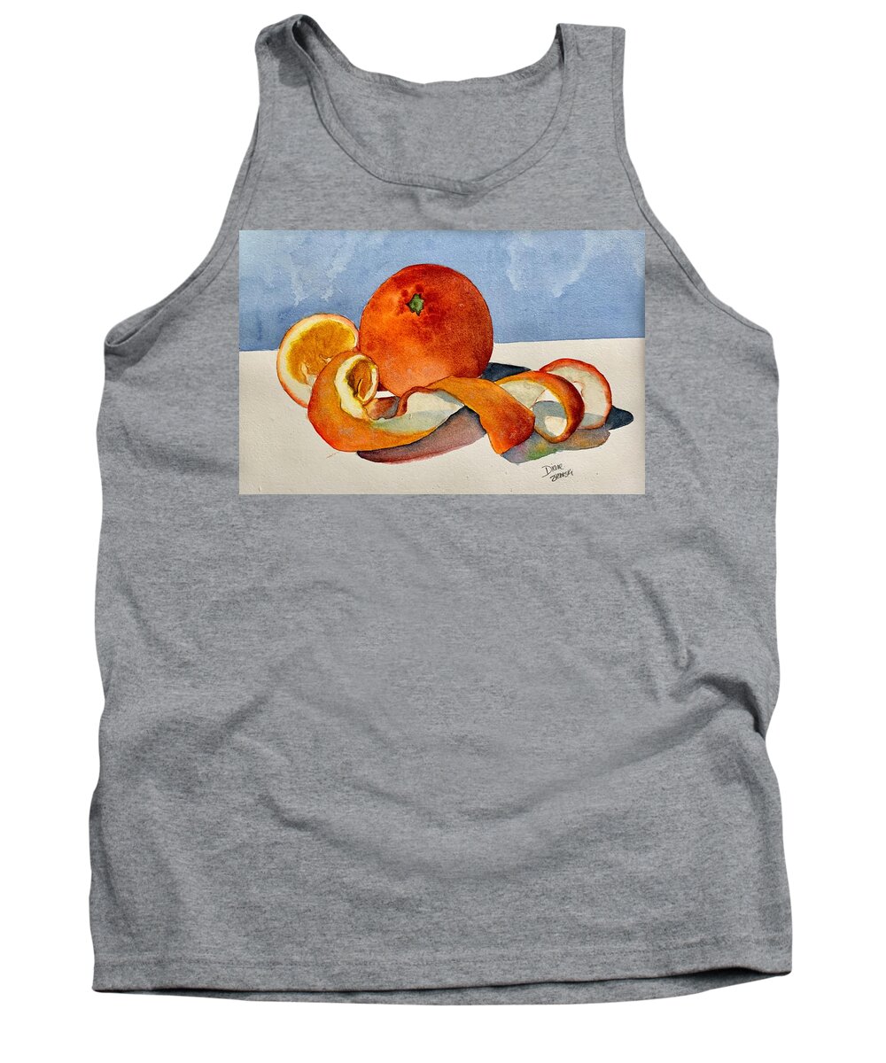  Tank Top featuring the painting Peeling by Diane Ziemski