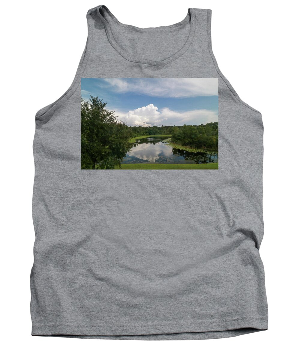Clouds Tank Top featuring the photograph Perfect Reflection by Rick Redman