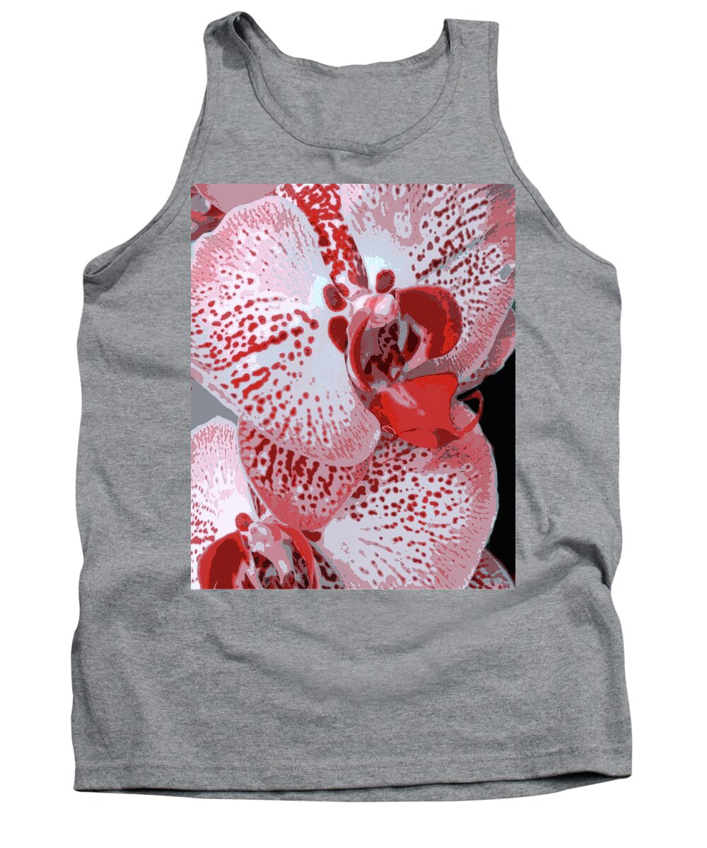 Floral Tank Top featuring the photograph Pink Orchid by Bearj B Photo Art