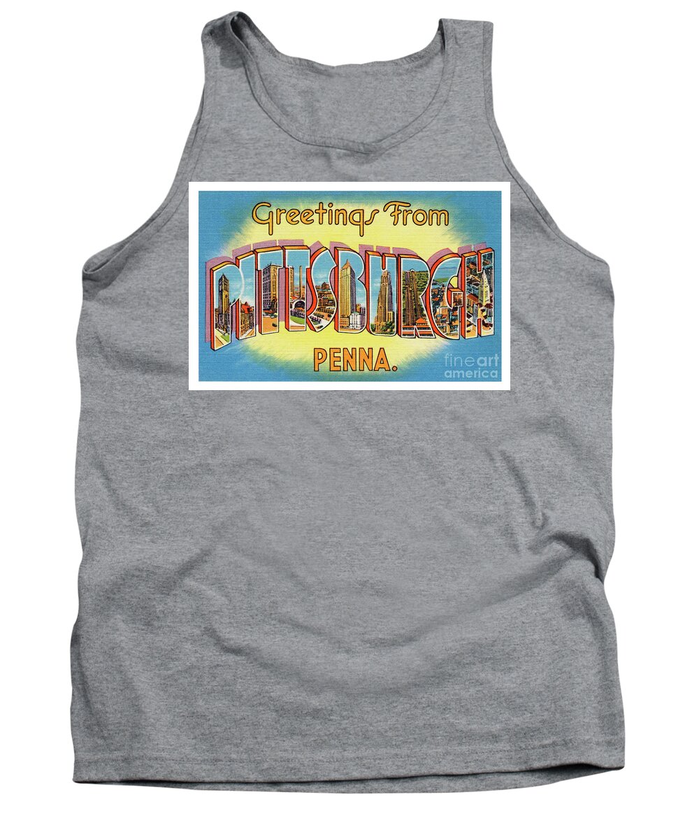 Pittsburgh Tank Top featuring the photograph Pittsburgh Greetings by Mark Miller