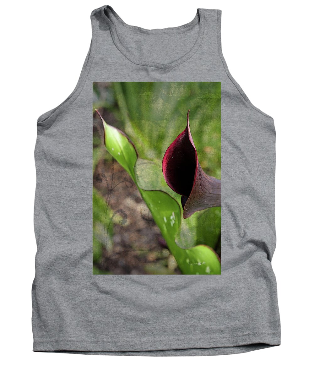 Calla Tank Top featuring the photograph Poetry In Motion by Terri Harper