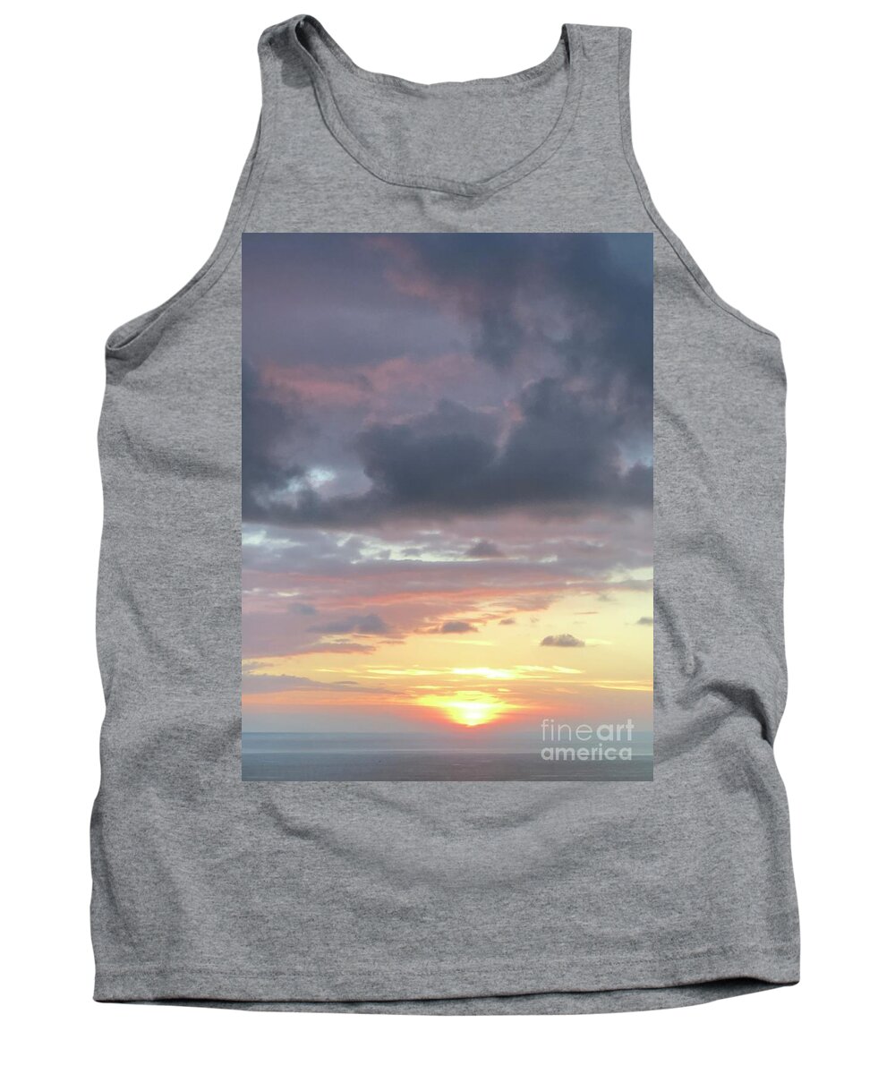Sunsets Tank Top featuring the photograph Powerful by Karen Nicholson