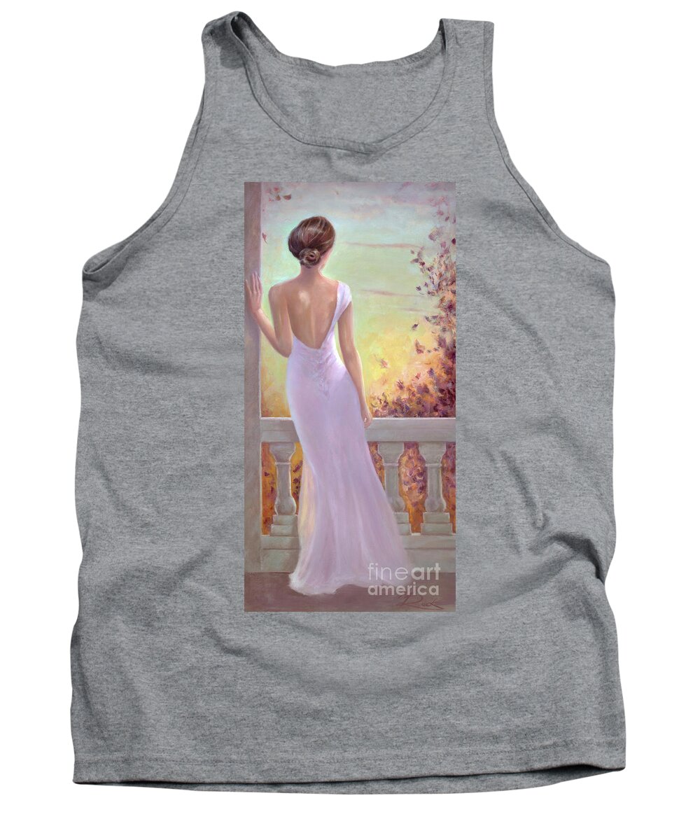 Prelude To A Summer Night. Art Tank Top featuring the painting Prelude to a summer night by Michael Rock