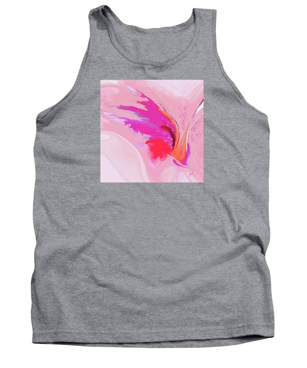 Abstract Tank Top featuring the digital art Primavera by Gina Harrison