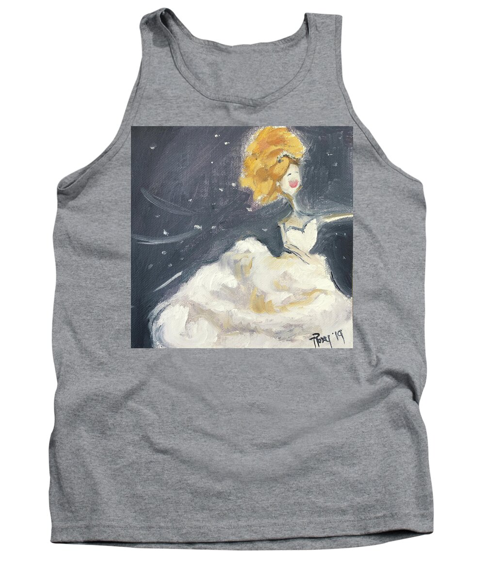 Bride Tank Top featuring the painting Radiant by Roxy Rich