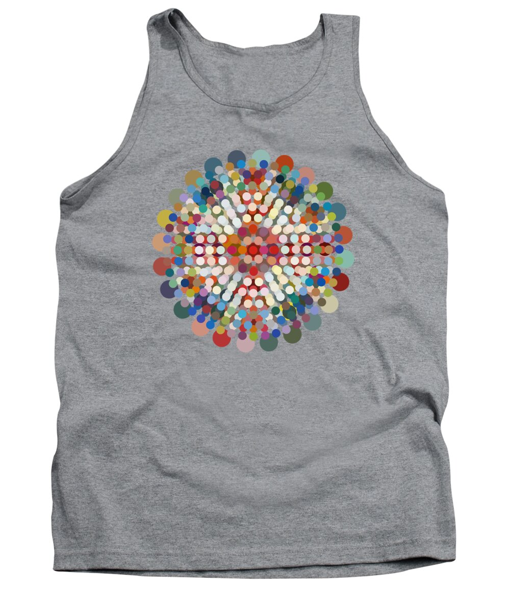  Tank Top featuring the mixed media Rainbow Union by BFA Prints