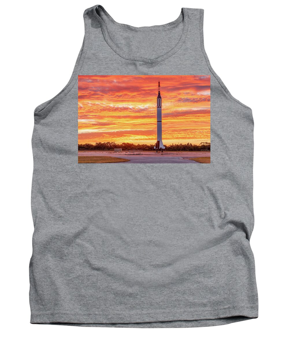 20535 Tank Top featuring the photograph Redstone at Dawn by Gordon Elwell