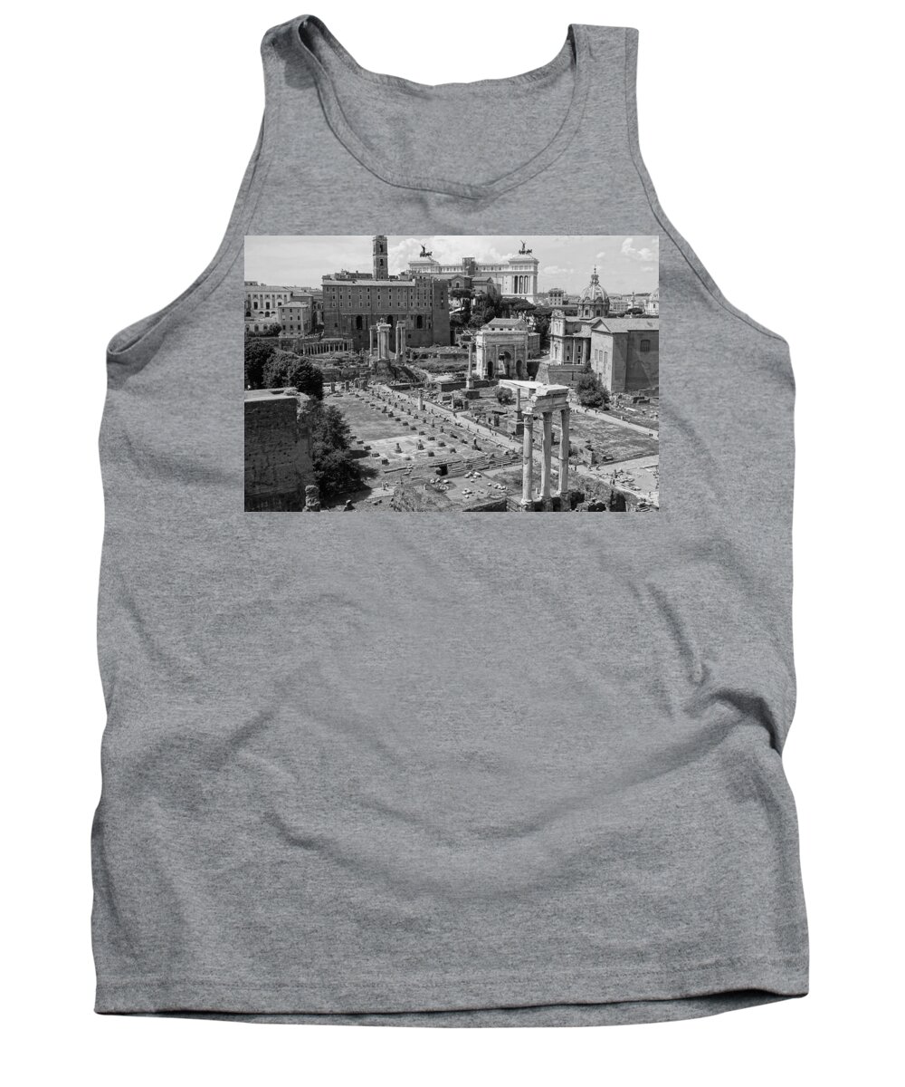 Rome Tank Top featuring the photograph Roman Forum by Patricia Caron