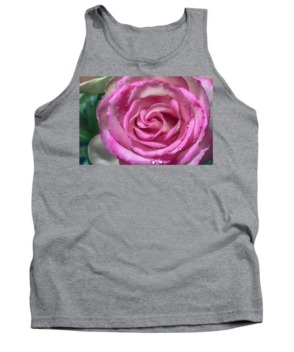 Rose Tank Top featuring the photograph Rose After The Rain by Sandi Kroll