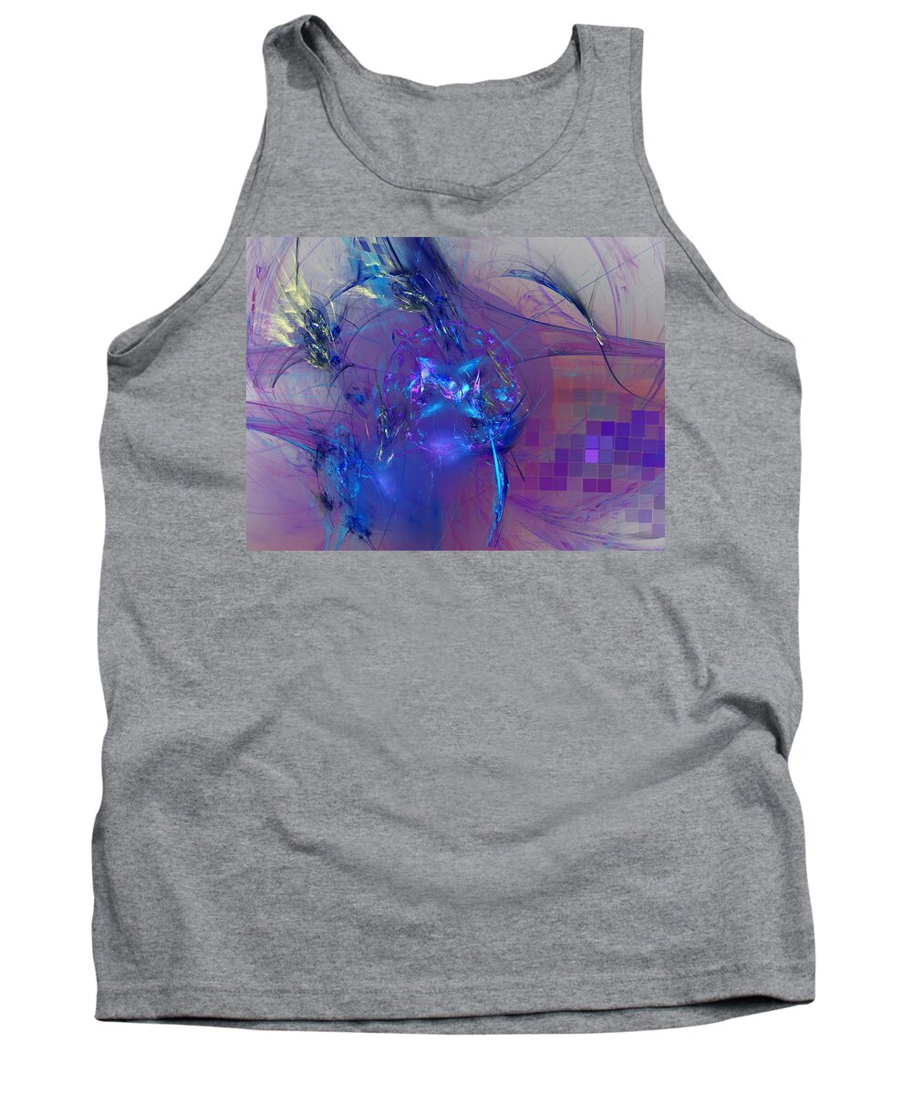 Art Tank Top featuring the digital art Sanapia by Jeff Iverson