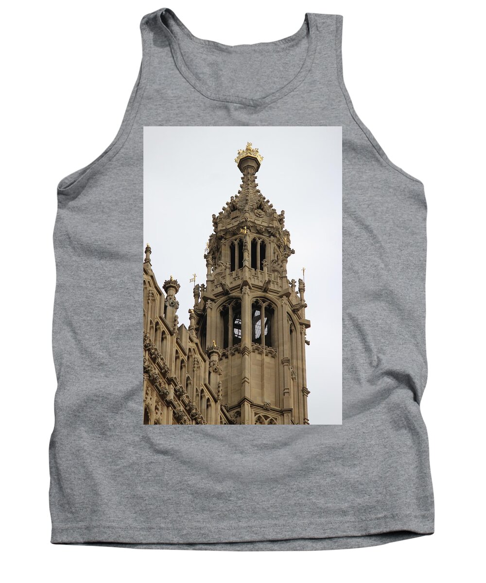 Medieval Architecture Tank Top featuring the photograph Scene from London by Laura Smith
