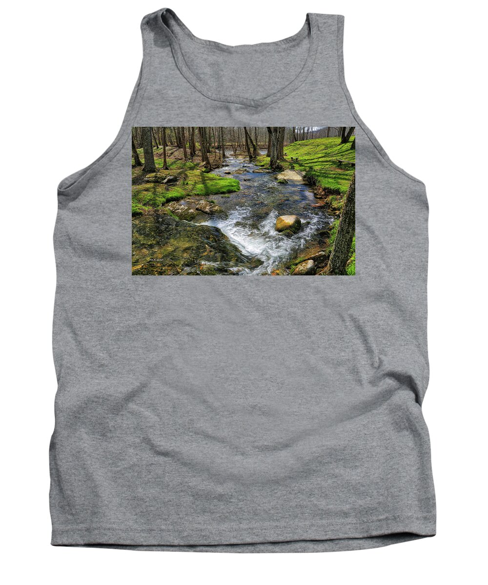 Creek Tank Top featuring the photograph Serenity by Dale R Carlson