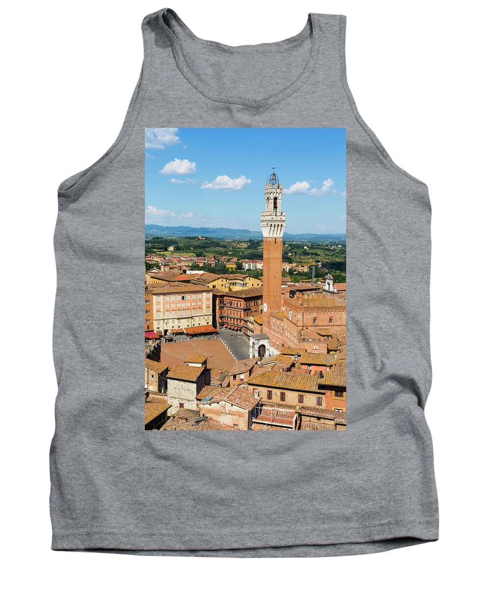 Photography Tank Top featuring the photograph Siena, Siena Province, Tuscany, Italy by Panoramic Images