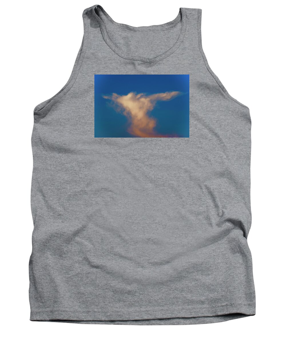 Cloud Tank Top featuring the photograph Sky Angel by Debra Grace Addison