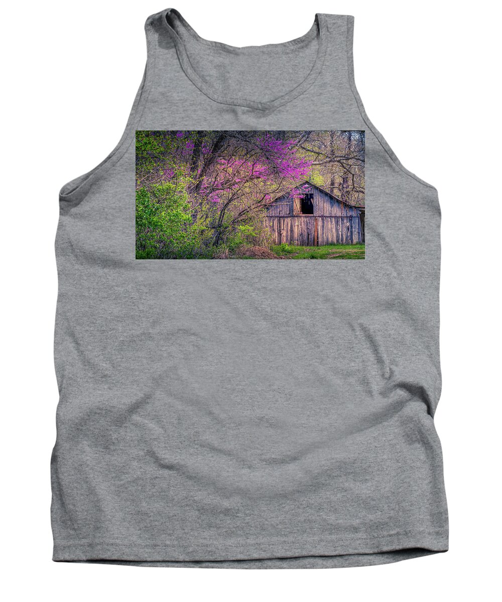 Spring Tank Top featuring the photograph Spring in the Ozarks by Allin Sorenson