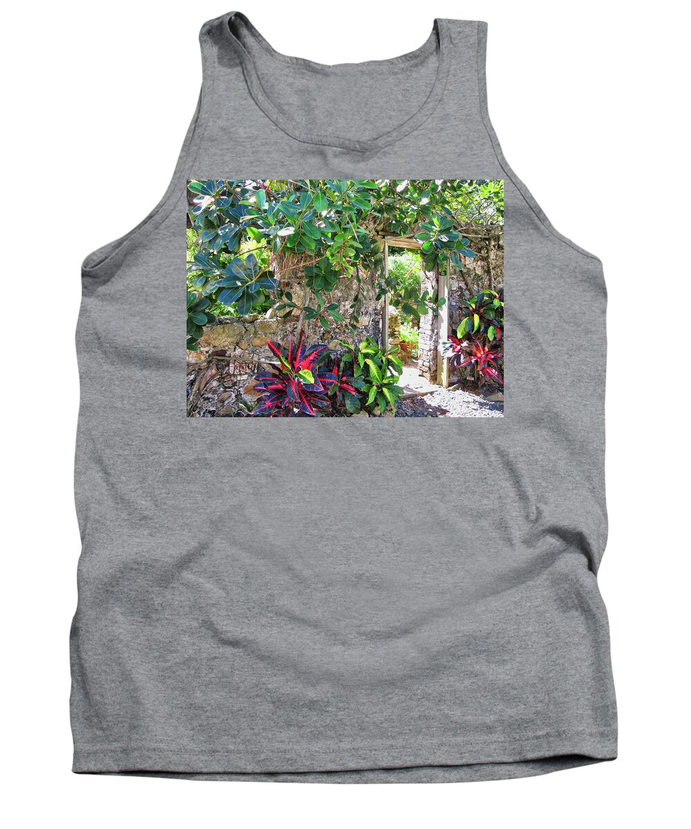 Botanical Gardens Tank Top featuring the photograph St. George Village Botanical Garden, St. Croix by Segura Shaw Photography