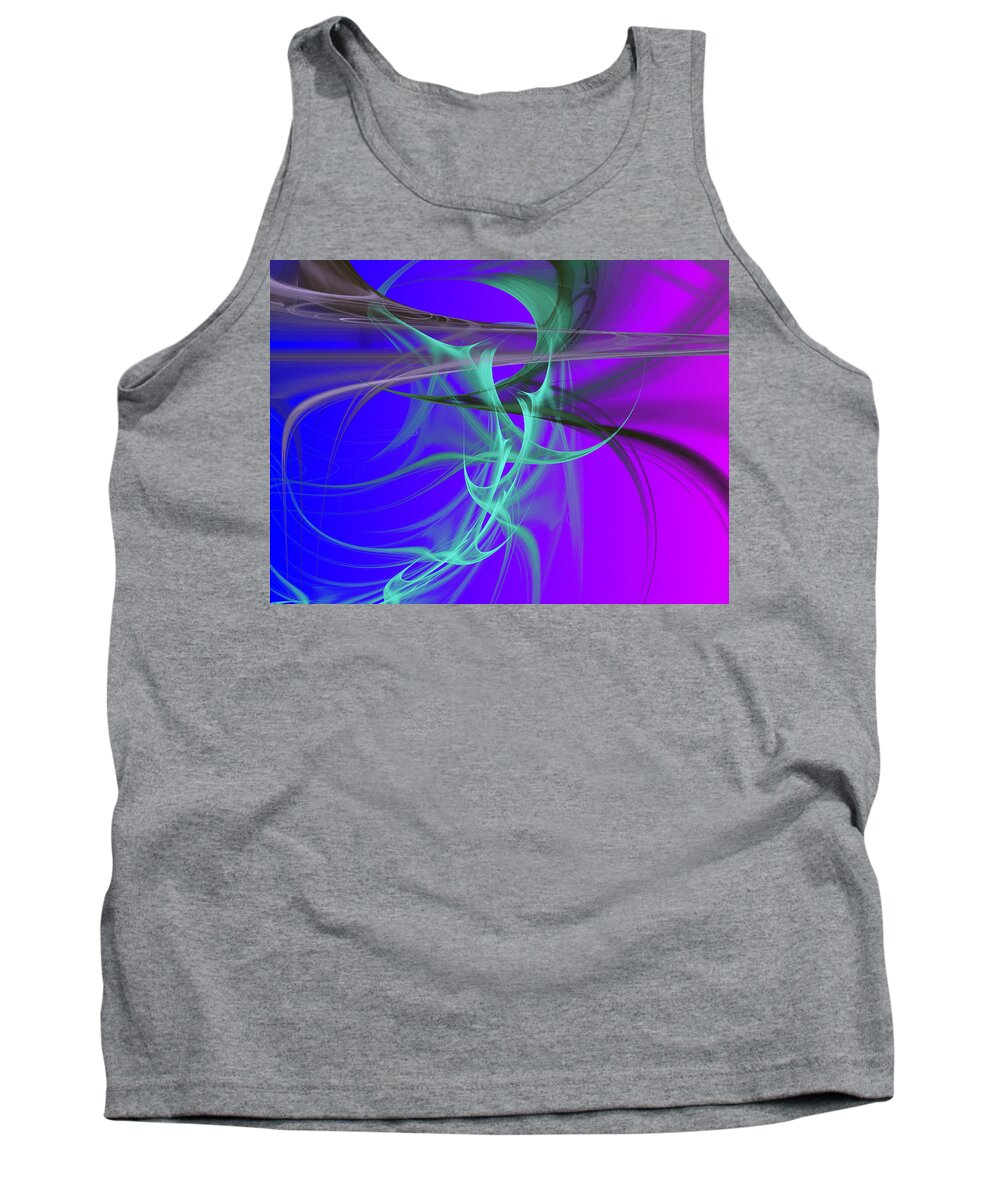 Art Tank Top featuring the digital art Stalwarts by Jeff Iverson