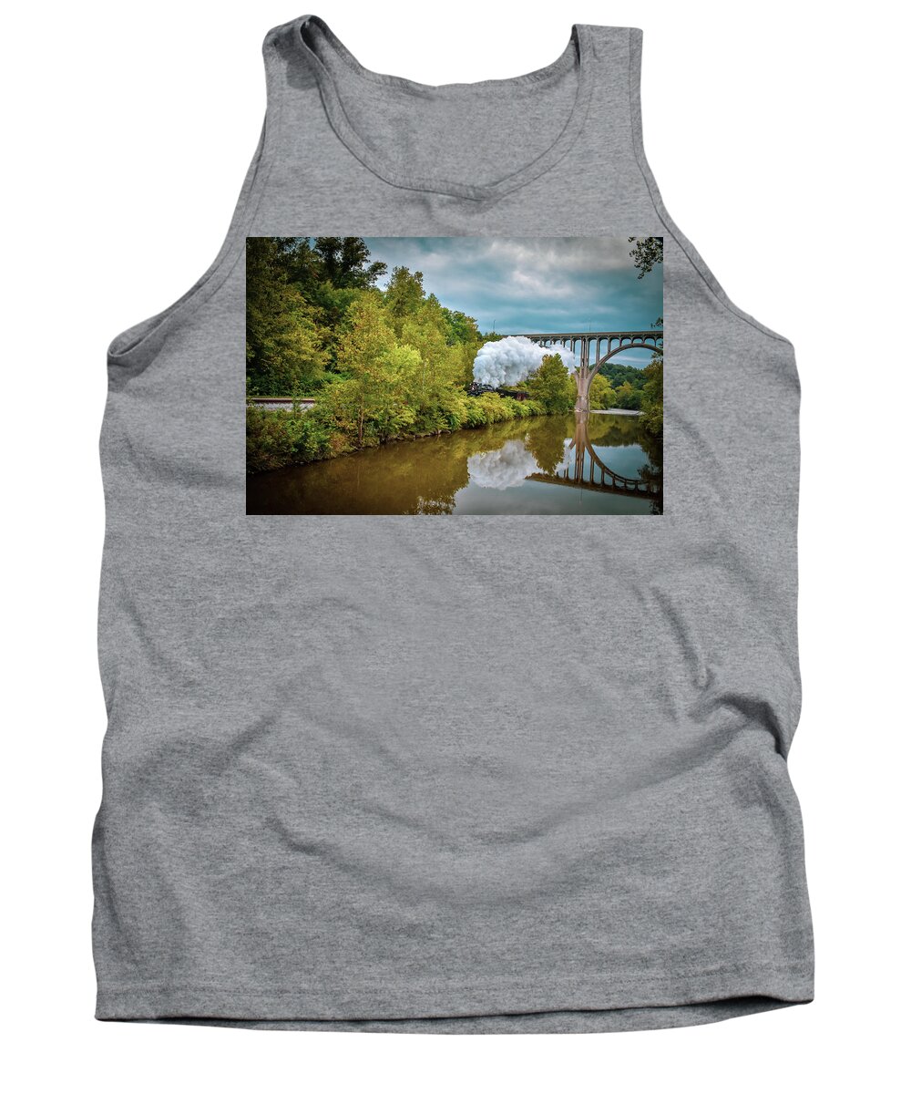 Train Tank Top featuring the photograph Steam Engine 765 by Michelle Wittensoldner