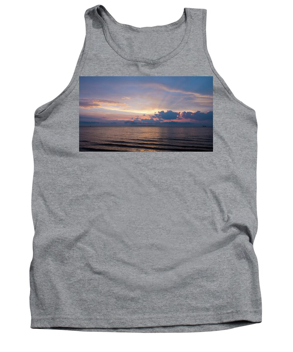Ala Tank Top featuring the photograph Sundown on the Gulf of Mexico by James-Allen