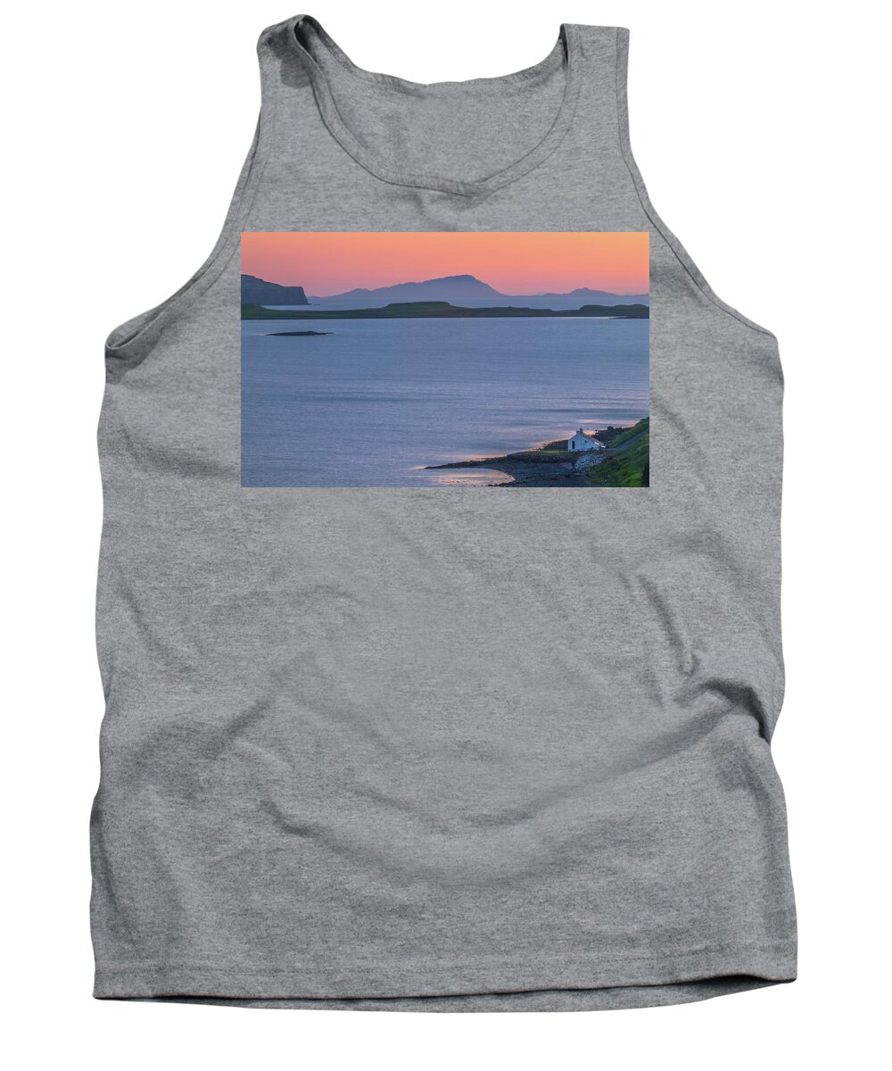 Britain Tank Top featuring the photograph Sunset at Stein, Waternish, Isle of Skye by David Ross