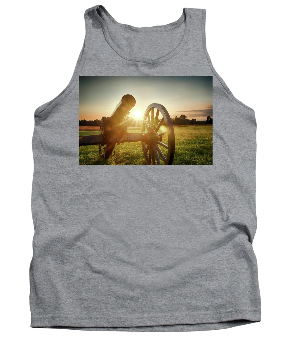 Sun Tank Top featuring the photograph Sunset Canon by Travis Rogers