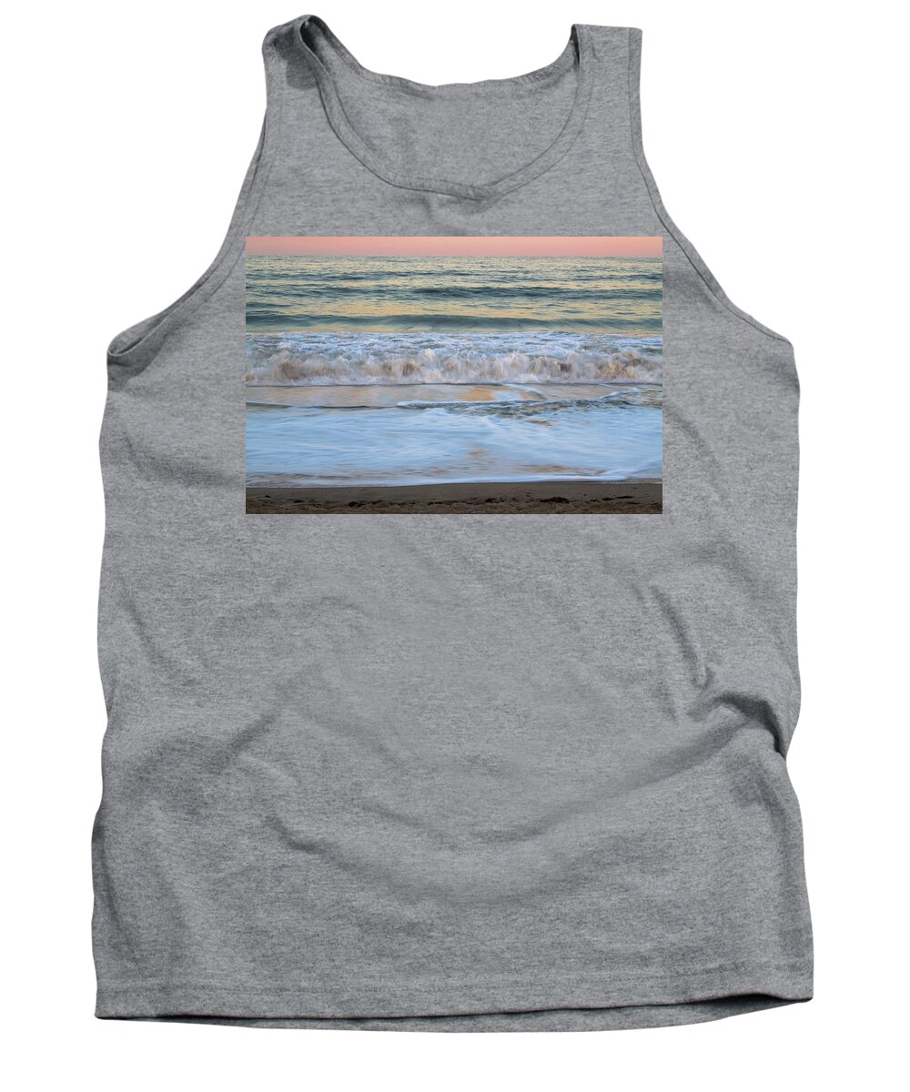 Landscape Tank Top featuring the photograph Sunset Wave 9 Vero Beach Florida by T Lynn Dodsworth