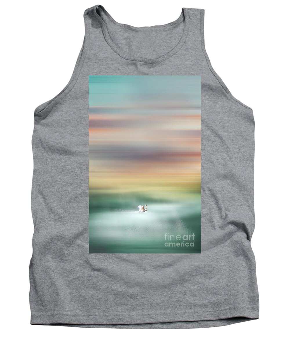 Swan Tank Top featuring the photograph Swan by Jacky Gerritsen