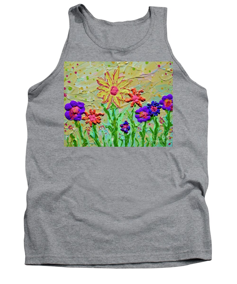 Sweet Things Tank Top featuring the painting Sweet Things by Jacqueline Athmann