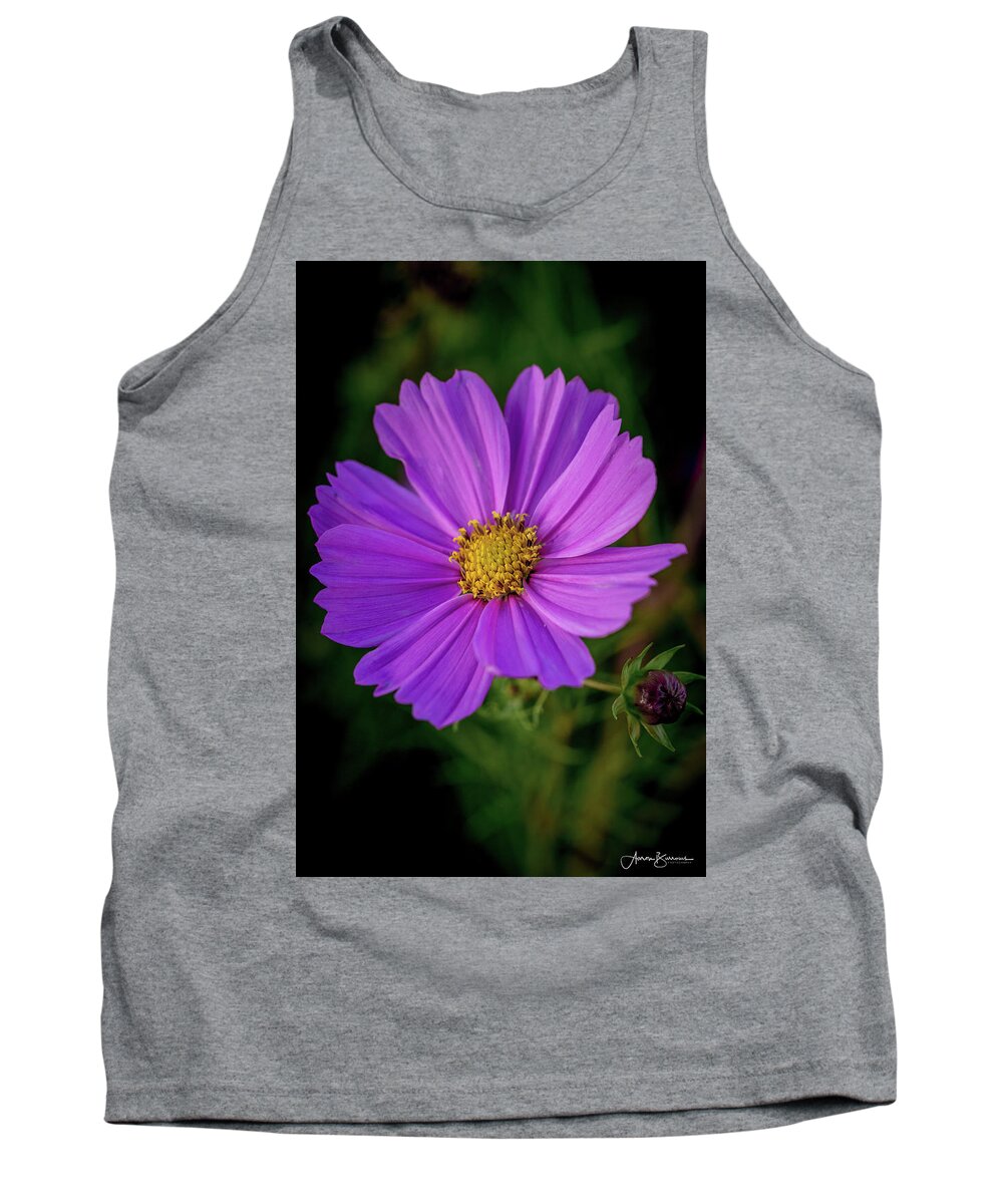 Flower Tank Top featuring the photograph Symmetrical Pedals by Aaron Burrows