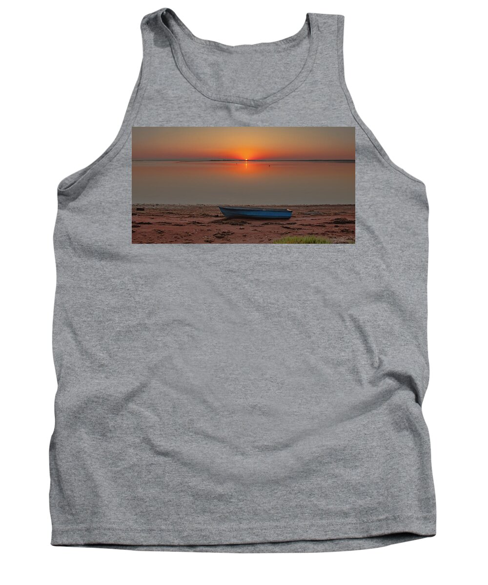 Ocean Tank Top featuring the photograph The Perfect Sunrise by Marcy Wielfaert