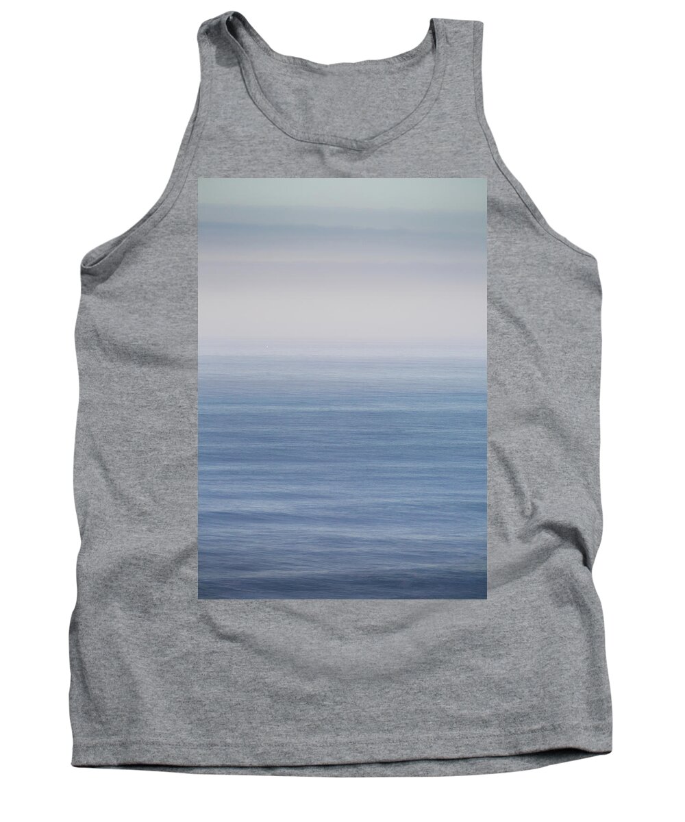 Seascape Tank Top featuring the photograph The Blue Sea by Anita Nicholson