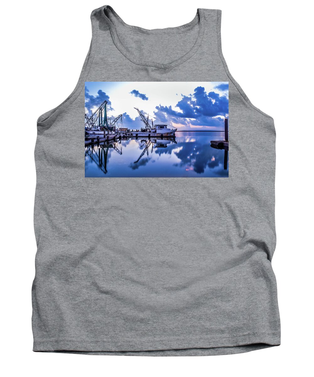 Boats Tank Top featuring the photograph The Blues by Christopher Rice